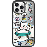 Custodia magnetica per telefono con motivo "Happy Weekend", For iPhone 15 Pro Max, For iPhone 15 Pro