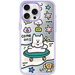 Custodia magnetica per telefono con motivo "Happy Weekend", For iPhone 15 Pro Max, For iPhone 15 Pro