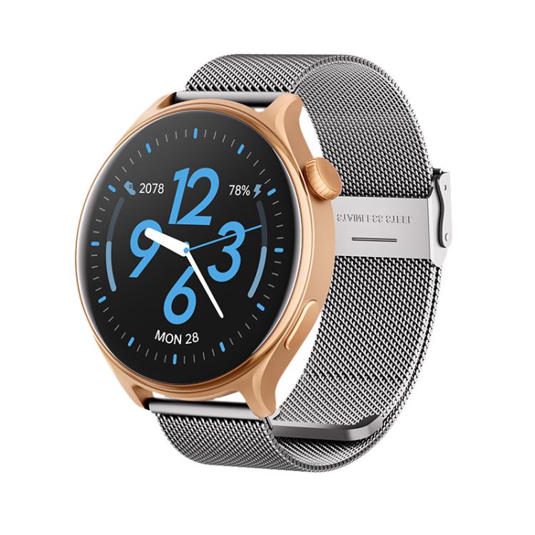Smartwatch GTR2 con schermo Ultra HD da 1,46 pollici, chiamate Bluetooth e supporto per il monitoraggio della salute.