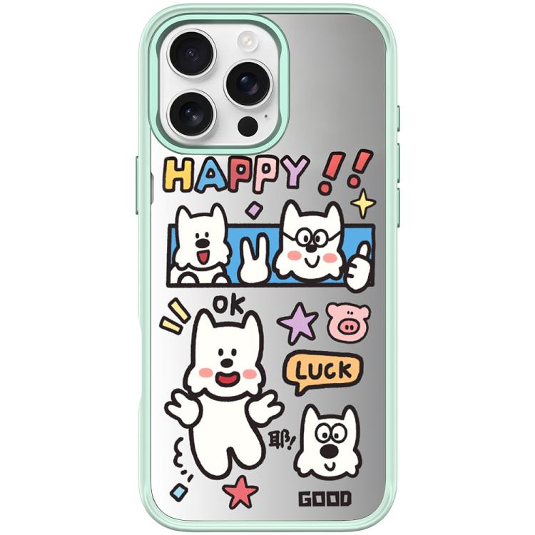 Custodia magnetica per telefono con motivo "Buona giornata", For iPhone 16 Pro Max, For iPhone 16 Pro, For iPhone 16 Plus, For iPhone 16