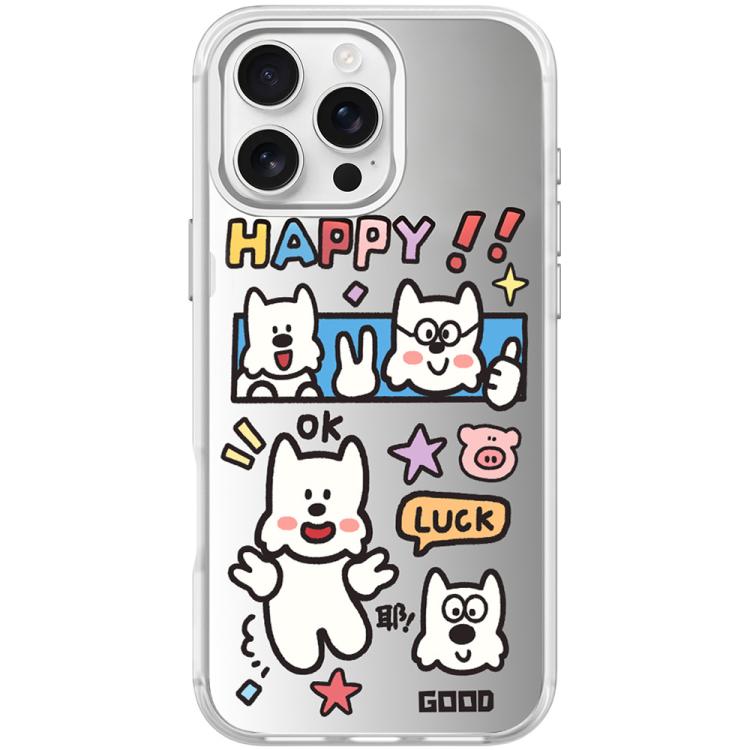Custodia magnetica per telefono con motivo "Buona giornata", For iPhone 16 Pro Max, For iPhone 16 Pro, For iPhone 16 Plus, For iPhone 16