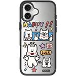 Custodia magnetica per telefono con motivo "Buona giornata", For iPhone 16 Pro Max, For iPhone 16 Pro, For iPhone 16 Plus, For iPhone 16