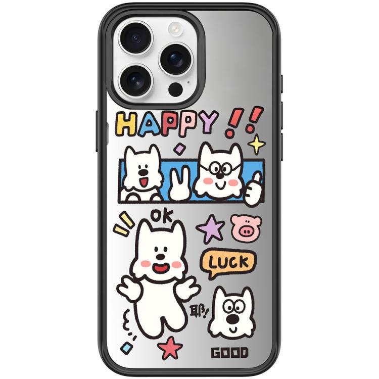 Custodia magnetica per telefono con motivo "Buona giornata", For iPhone 15 Pro Max, For iPhone 15 Pro