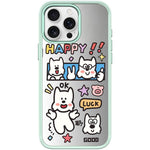 Custodia magnetica per telefono con motivo "Buona giornata", For iPhone 15 Pro Max, For iPhone 15 Pro