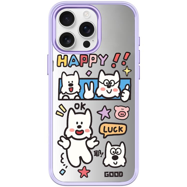 Custodia magnetica per telefono con motivo "Buona giornata", For iPhone 15 Pro Max, For iPhone 15 Pro