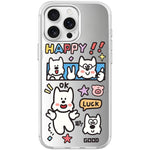 Custodia magnetica per telefono con motivo "Buona giornata", For iPhone 15 Pro Max, For iPhone 15 Pro