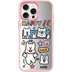 Custodia magnetica per telefono con motivo "Buona giornata", For iPhone 15 Pro Max, For iPhone 15 Pro