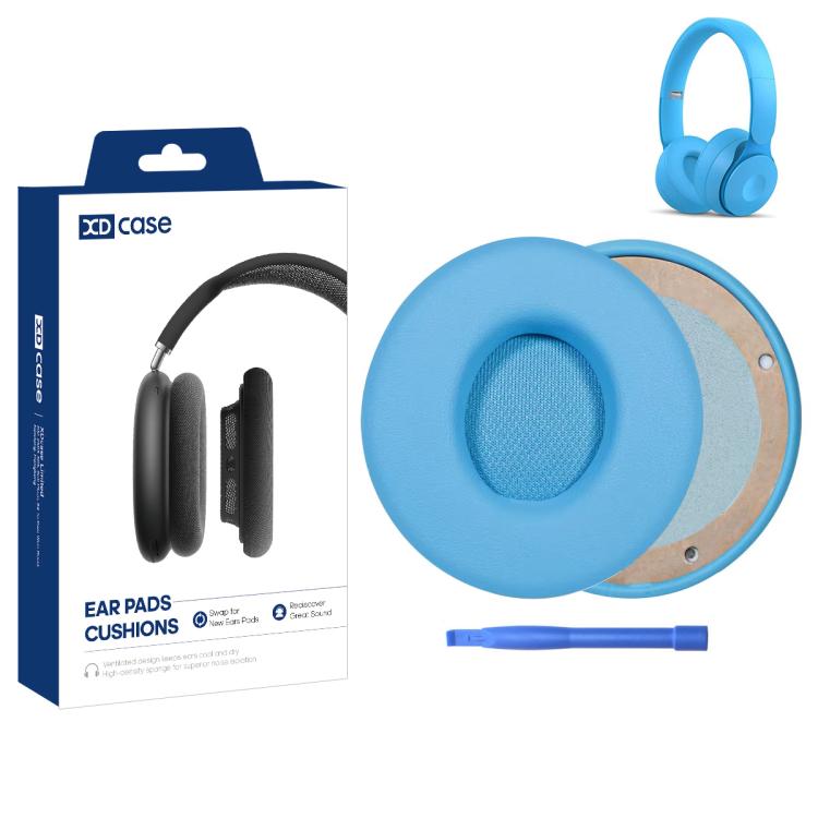 XDcase 1 paio di cuscinetti auricolari di ricambio in similpelle con strumento di estrazione, For Beats Solo Pro Wireless