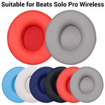XDcase 1 paio di cuscinetti auricolari di ricambio in similpelle con strumento di estrazione, For Beats Solo Pro Wireless