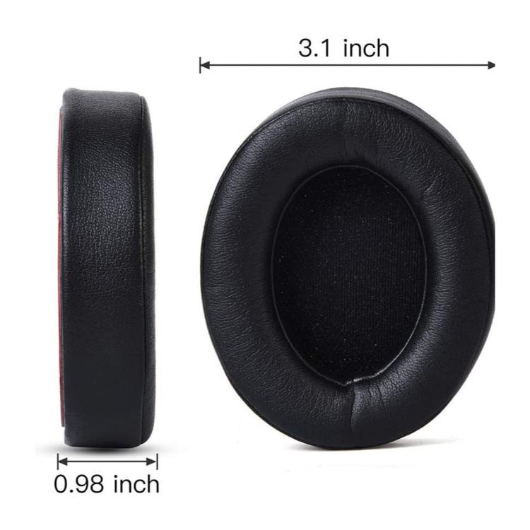 XDcase 1 paio di cuscinetti auricolari di ricambio in similpelle con strumento di estrazione, For Beats Solo Pro Wireless