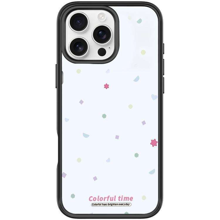 Custodia magnetica con stelle colorate per iPhone 16