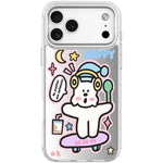 Custodia magnetica per telefono con motivo cane skater, For iPhone 17 Pro Max, For iPhone 17 Pro, For iPhone 17, For iPhone Air