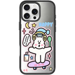 Custodia magnetica per telefono con motivo cane skater, For iPhone 16 Pro Max, For iPhone 16 Pro, For iPhone 16 Plus, For iPhone 16
