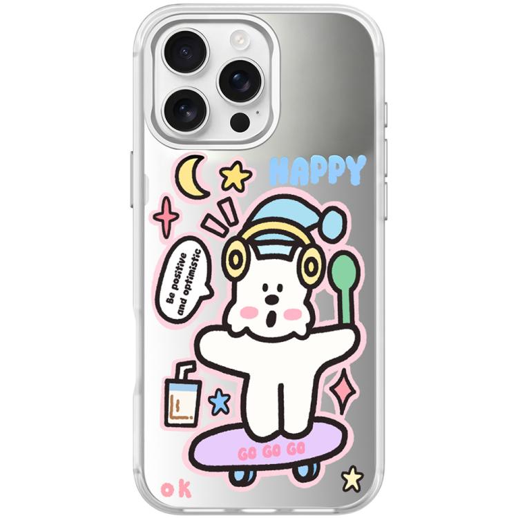 Custodia magnetica per telefono con motivo cane skater, For iPhone 16 Pro Max, For iPhone 16 Pro, For iPhone 16 Plus, For iPhone 16
