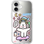 Custodia magnetica per telefono con motivo cane skater, For iPhone 16 Pro Max, For iPhone 16 Pro, For iPhone 16 Plus, For iPhone 16
