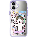 Custodia magnetica per telefono con motivo cane skater, For iPhone 16 Pro Max, For iPhone 16 Pro, For iPhone 16 Plus, For iPhone 16