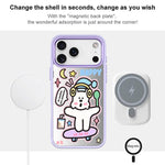 Custodia magnetica per telefono con motivo cane skater, For iPhone 15 Pro Max, For iPhone 15 Pro