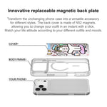 Custodia magnetica per telefono con motivo cane skater, For iPhone 16 Pro Max, For iPhone 16 Pro, For iPhone 16 Plus, For iPhone 16