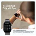 Smartwatch GTS7 Pro con schermo HD ultra-ampio da 2 pollici, chiamate Bluetooth e supporto per il monitoraggio della salute.