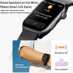 Smartwatch GTS7 Pro con schermo HD ultra-ampio da 2 pollici, chiamate Bluetooth e supporto per il monitoraggio della salute.