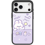 Custodia magnetica per telefono con motivo a coniglio stellato portafortuna, For iPhone 17 Pro Max, For iPhone 17 Pro, For iPhone 17, For iPhone Air
