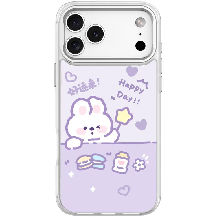 Custodia magnetica per telefono con motivo a coniglio stellato portafortuna, For iPhone 17 Pro Max, For iPhone 17 Pro, For iPhone 17, For iPhone Air