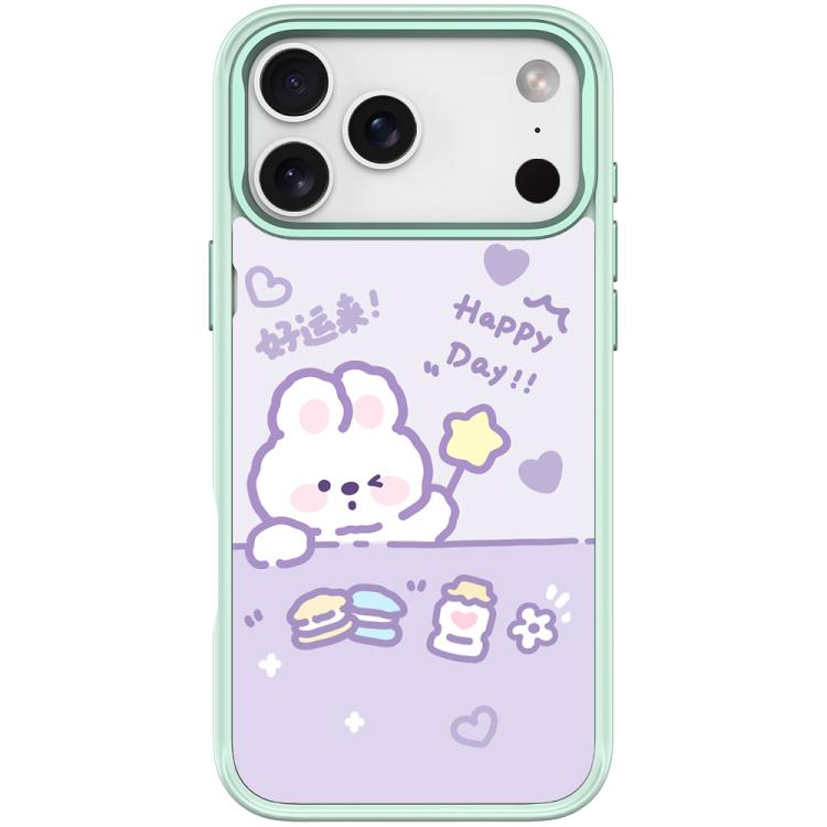 Custodia magnetica per telefono con motivo a coniglio stellato portafortuna, For iPhone 17 Pro Max, For iPhone 17 Pro, For iPhone 17, For iPhone Air