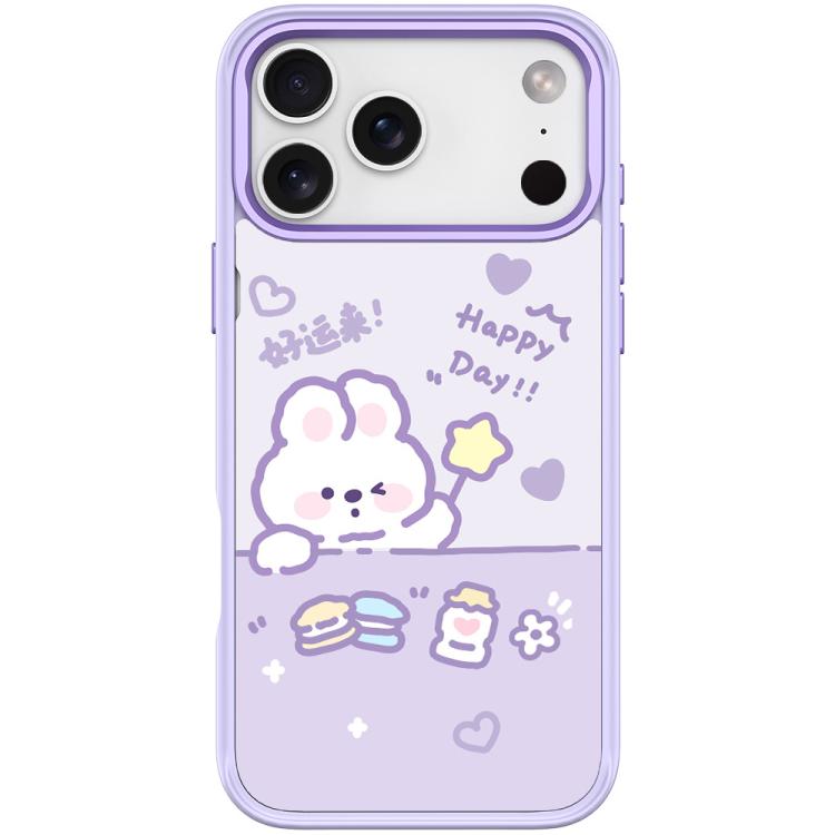 Custodia magnetica per telefono con motivo a coniglio stellato portafortuna, For iPhone 17 Pro Max, For iPhone 17 Pro, For iPhone 17, For iPhone Air