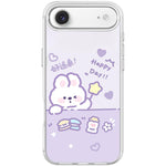 Custodia magnetica per telefono con motivo a coniglio stellato portafortuna, For iPhone 17 Pro Max, For iPhone 17 Pro, For iPhone 17, For iPhone Air