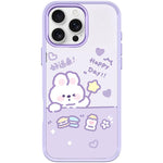 Custodia magnetica per telefono con motivo a coniglio stellato portafortuna, For iPhone 16 Pro Max, For iPhone 16 Pro, For iPhone 16 Plus, For iPhone 16