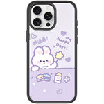 Custodia magnetica per telefono con motivo a coniglio stellato portafortuna, For iPhone 15 Pro Max, For iPhone 15 Pro