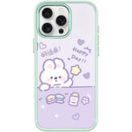 Custodia magnetica per telefono con motivo a coniglio stellato portafortuna, For iPhone 15 Pro Max, For iPhone 15 Pro
