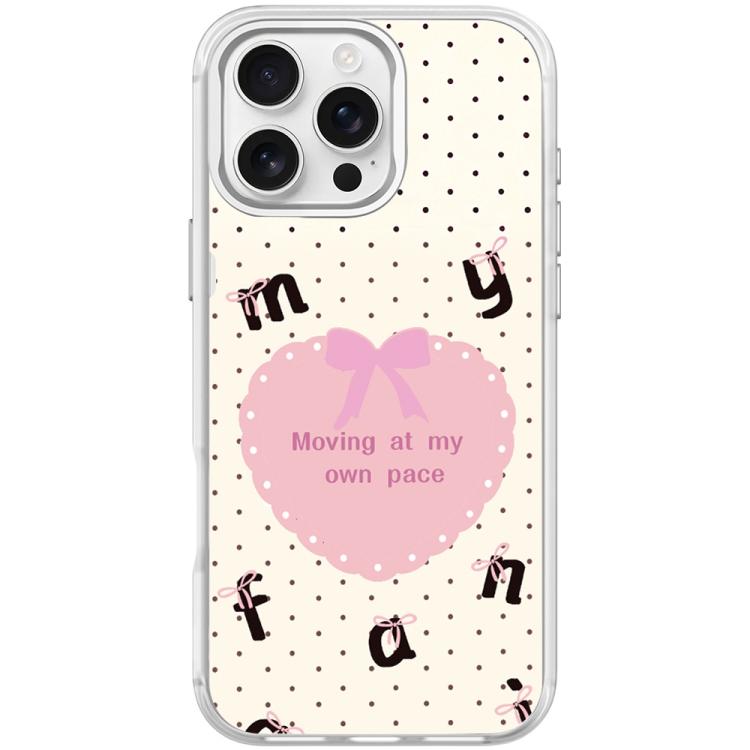 Custodia magnetica per telefono con motivo a cuori bianchi, For iPhone 16 Pro Max, For iPhone 16 Pro, For iPhone 16 Plus, For iPhone 16