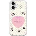 Custodia magnetica per telefono con motivo a cuori bianchi, For iPhone 16 Pro Max, For iPhone 16 Pro, For iPhone 16 Plus, For iPhone 16