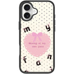 Custodia magnetica per telefono con motivo a cuori bianchi, For iPhone 16 Pro Max, For iPhone 16 Pro, For iPhone 16 Plus, For iPhone 16