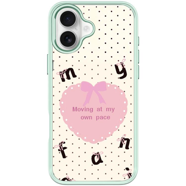 Custodia magnetica per telefono con motivo a cuori bianchi, For iPhone 16 Pro Max, For iPhone 16 Pro, For iPhone 16 Plus, For iPhone 16