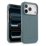 Custodia per telefono Melkco in vera pelle con texture litchi e chiusura magnetica, copertura parziale., For iPhone 17e / 16e, For iPhone 17 Pro Max, For iPhone 17 Pro