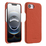Custodia per telefono Melkco in vera pelle con texture litchi e chiusura magnetica, copertura parziale., For iPhone 17e / 16e, For iPhone 17 Pro Max, For iPhone 17 Pro