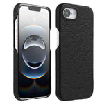Custodia per telefono Melkco in vera pelle con texture litchi e chiusura magnetica, copertura parziale., For iPhone 17e / 16e, For iPhone 17 Pro Max, For iPhone 17 Pro