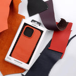 Custodia per telefono Melkco in vera pelle con texture litchi e chiusura magnetica, copertura parziale., For iPhone 14 Pro Max