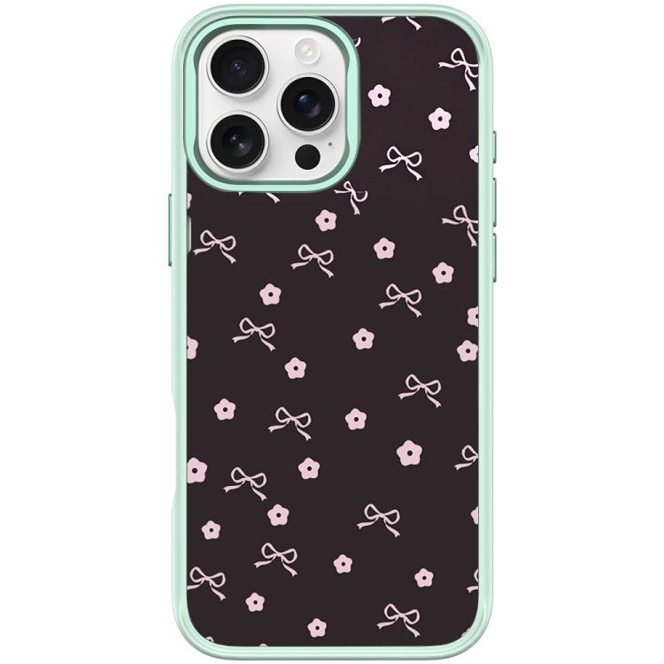 Custodia magnetica per telefono con motivo a fiocco floreale, For iPhone 16 Pro Max, For iPhone 16 Pro, For iPhone 16 Plus, For iPhone 16