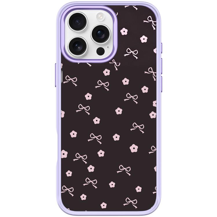 Custodia magnetica per telefono con motivo a fiocco floreale, For iPhone 16 Pro Max, For iPhone 16 Pro, For iPhone 16 Plus, For iPhone 16