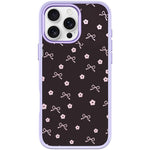 Custodia magnetica per telefono con motivo a fiocco floreale, For iPhone 16 Pro Max, For iPhone 16 Pro, For iPhone 16 Plus, For iPhone 16