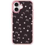 Custodia magnetica per telefono con motivo a fiocco floreale, For iPhone 16 Pro Max, For iPhone 16 Pro, For iPhone 16 Plus, For iPhone 16
