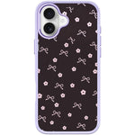 Custodia magnetica per telefono con motivo a fiocco floreale, For iPhone 16 Pro Max, For iPhone 16 Pro, For iPhone 16 Plus, For iPhone 16