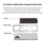 Custodia magnetica per telefono con motivo a fiocco floreale, For iPhone 17 Pro Max, For iPhone 17 Pro, For iPhone 17, For iPhone Air