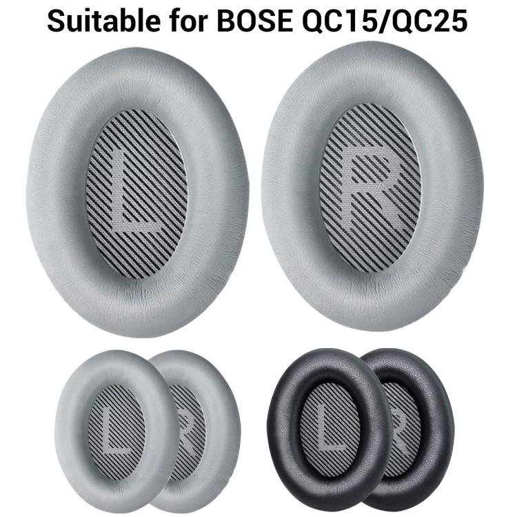 XDcase 1 paio di cuscinetti auricolari di ricambio in similpelle proteica per cuffie con strumento di rimozione, For Bose QC15 / QC25 /  AE2