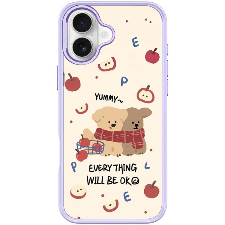 Custodia magnetica per telefono con motivo a cane Apple, For iPhone 16 Pro Max, For iPhone 16 Pro, For iPhone 16 Plus, For iPhone 16