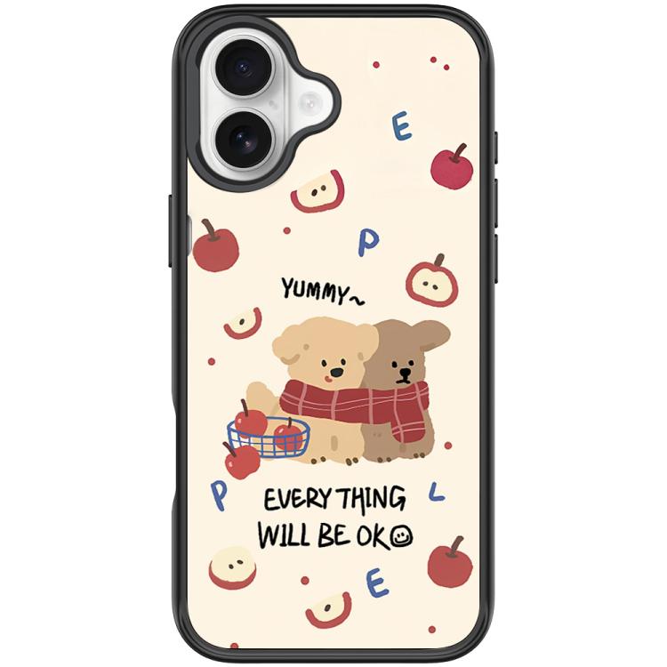 Custodia magnetica per telefono con motivo a cane Apple, For iPhone 16 Pro Max, For iPhone 16 Pro, For iPhone 16 Plus, For iPhone 16
