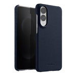 Custodia per telefono Melkco in vera pelle con texture litchi e chiusura magnetica, copertura parziale., For Samsung Galaxy S25 Edge 5G, For Samsung Galaxy S25 5G, For Samsung Galaxy S25+ 5G
